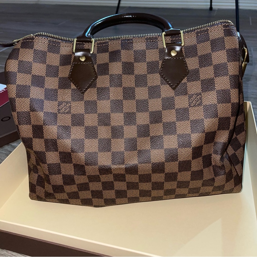 Louis Vuitton Authentic Speedy 30 Damier Ebene - Picture 10 of 10
